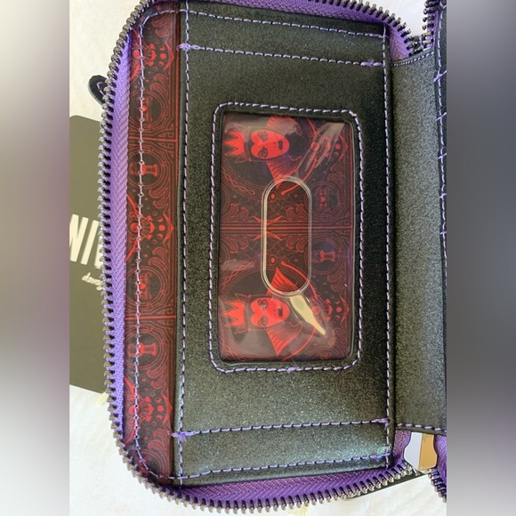 Loungefly Disney Villains Snow White Evil Queen Zip Around Wallet - Picture 10 of 11